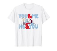 Peanuts Schroeder Lucy Felicidad Amistad Amor Vintage BFF Camiseta