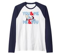 Peanuts Schroeder Lucy Felicidad Amistad Amor Vintage BFF Camiseta Manga Raglan