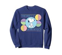 Peanuts Snoopy Art Deco Beagle desafiante perro divertido cita épica Sudadera