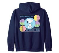 Peanuts Snoopy Art Deco Beagle desafiante perro divertido cita épica Sudadera con Capucha