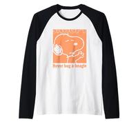 Peanuts Snoopy Bugged out Beagle Do Not Disturb Classic LOL Camiseta Manga Raglan