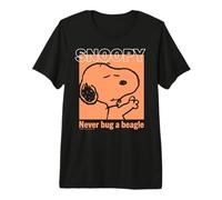 Peanuts Snoopy Bugged out Beagle Do Not Disturb LOL Classic Camiseta Premium