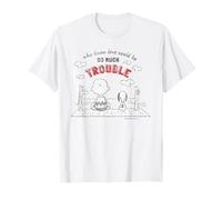 Peanuts Snoopy Charlie Brown Anti Valentine Love XOXO Heart Camiseta