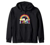 Peanuts Snoopy Charlie Brown Gang Buen Día Amigos Diversión Retro Sudadera con Capucha