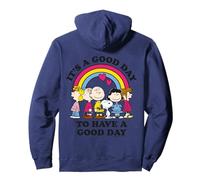 Peanuts Snoopy Charlie Brown Gang Good Day Friends Retro Fun Sudadera con Capucha