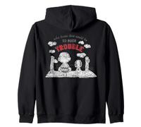 Peanuts Snoopy Charlie Brown Love Heart Vintage Sudadera con Capucha