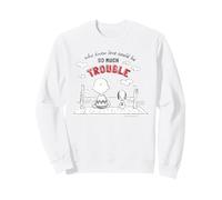 Peanuts Snoopy Charlie Brown Love Valentines Heart Vintage Sudadera