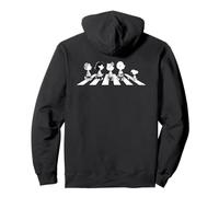 Peanuts Snoopy Charlie Woodstock Beatles Caminar Clásico Diversión Sudadera con Capucha