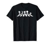 Peanuts Snoopy Charlie Woodstock Beatles Caminar Divertido Clásico Camiseta