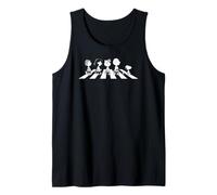 Peanuts Snoopy Charlie Woodstock Beatles Caminar Divertido Clásico Camiseta sin Mangas