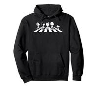 Peanuts Snoopy Charlie Woodstock Beatles Caminar Divertido Clásico Sudadera con Capucha