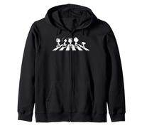 Peanuts Snoopy Charlie Woodstock Beatles Caminar Divertido Clásico Sudadera con Capucha