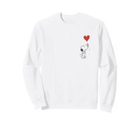 Peanuts - Snoopy con Globo en Forma de corazón Bansky pequeñ Sudadera