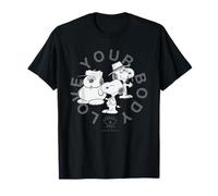 Peanuts Snoopy Cuerpo Envejecimiento Positivo Amor Mente Sana Camiseta