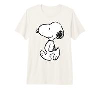Peanuts Snoopy Dog Walking Fun Friends BFF Classic Happiness Camiseta Premium