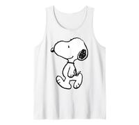 Peanuts Snoopy Dog Walking Fun Friends BFF Classic Happiness Camiseta sin Mangas