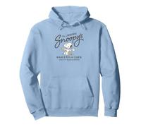Peanuts - Snoopy Donut Sudadera con Capucha, Unisex para Adultos, Azul Polvoriento, S