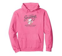 Peanuts - Snoopy Donut Sudadera con Capucha, Unisex para Adultos, Rosa Brillante, S