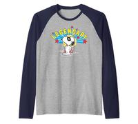 Peanuts Snoopy Enmascarado Marvel Legendary Superhero Comic Caped Camiseta Manga Raglan