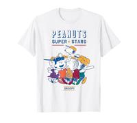 Peanuts Snoopy Gang Sports Baseball Super Stars Vintage Team Camiseta