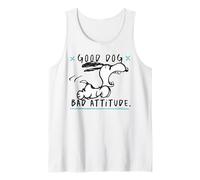 Peanuts Snoopy Good Dog Bad Attitude Crazy Classic Beagle Camiseta sin Mangas