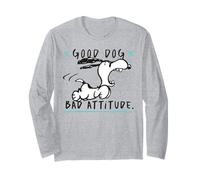 Peanuts Snoopy Good Dog Bad Attitude Crazy Classic Beagle Manga Larga