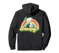Peanuts Snoopy Groovy Vibe Music Love Summer Retro Festival Sudadera con Capucha