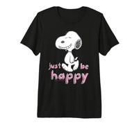 Peanuts Snoopy Happy Beagle Dog Walking Great Day Classic Camiseta Premium