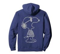 Peanuts Snoopy Joe Cool 1990 Urban Stencil Street Graffiti Sudadera con Capucha
