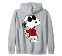 Peanuts Snoopy Joe Cool Old School Comic Geek, años 80 y 90, Retro Sudadera con Capucha