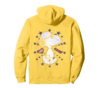 Peanuts Snoopy Joe Cool Starburst Glitch Love Valentine 90s Sudadera con Capucha
