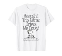 Peanuts Snoopy Juego de Golf Crazy Hard Fun Sports 50s Summer Camiseta