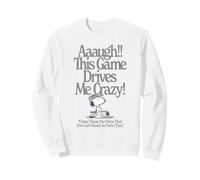 Peanuts Snoopy Juego de Golf Crazy Hard Fun Sports 50s Summer Sudadera