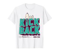 Peanuts Snoopy Kick Back Lazy Sleep Social Classic Club 50 Camiseta