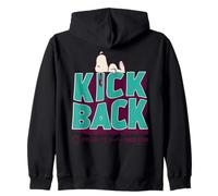 Peanuts Snoopy Kick Back Lazy Sleep Social Classic Club 50 Sudadera con Capucha