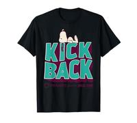 Peanuts Snoopy Kick Back Lazy Sleep Social Club 50s Clásico Camiseta