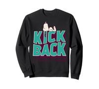 Peanuts Snoopy Kick Back Lazy Sleep Social Club 50s Clásico Sudadera