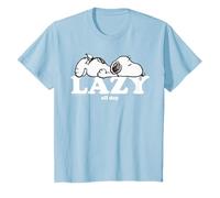 Peanuts Snoopy Lazy Sleepy Dog Durante Todo el día, Divertido Arte clásico, LOL Camiseta