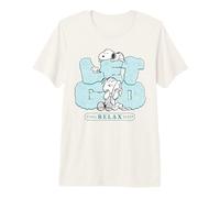 Peanuts Snoopy Linus Let Go Chill Relax Sleep Classic Dream Camiseta Premium