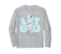 Peanuts Snoopy Linus Let Go Chill Relax Sleep Classic Dream Manga Larga