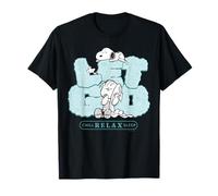 Peanuts Snoopy Linus Let Go Chill Relax Sleep Dream Classic Camiseta