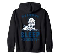 Peanuts Snoopy Linus Sleep Society Siesta Clásico Amigos Sudadera con Capucha