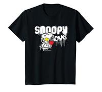 Peanuts Snoopy Love Woodstock Graffiti Retro 90s Art Street Camiseta