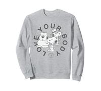 Peanuts Snoopy Love Your Body Envejecimiento Positivo Mente Sana Sudadera