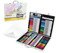 Peanuts Snoopy Maletin Pinturas para Niños, Dibujo y Coloreado de Arte para Viaje o Escuela, 140+ Piezas de Arte - Regalos Ninos
