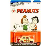 Peanuts Snoopy Modelo Auto Diecast a Elegir Escala 1/64 Hot Wheels Charlie Café