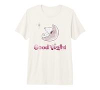 Peanuts Snoopy Moon Sleep Good Night Rest Star Classic Fun Camiseta Premium