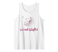 Peanuts Snoopy Moon Sleep Good Night Rest Star Classic Fun Camiseta sin Mangas