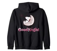 Peanuts Snoopy Moon Sleep Good Night Rest Star Classic Fun Sudadera con Capucha