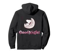 Peanuts Snoopy Moon Sleep Good Night Rest Star Classic Fun Sudadera con Capucha